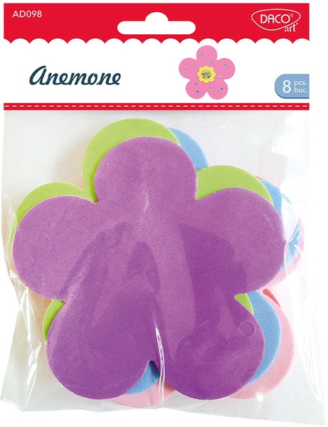 Dekorgumi forma, virágok Daco "Anemone"