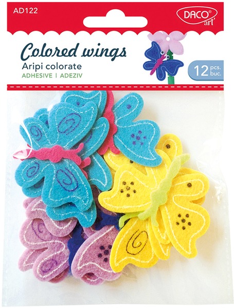 Filc forma, pillangók Daco "Colored wings"