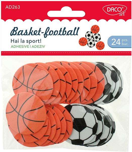 Dekorgumi forma, labda Daco "Basket-football"