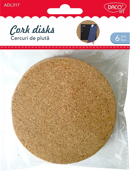Parafalap 10 cm kör 6 db/csomag Daco