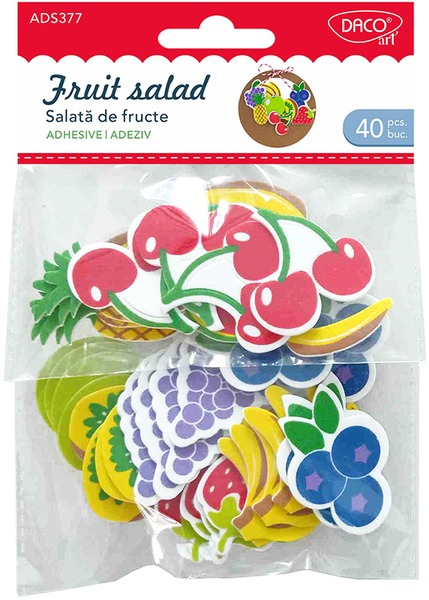 Dekorgumi forma, gyümölcsök Daco "Fruit salad"