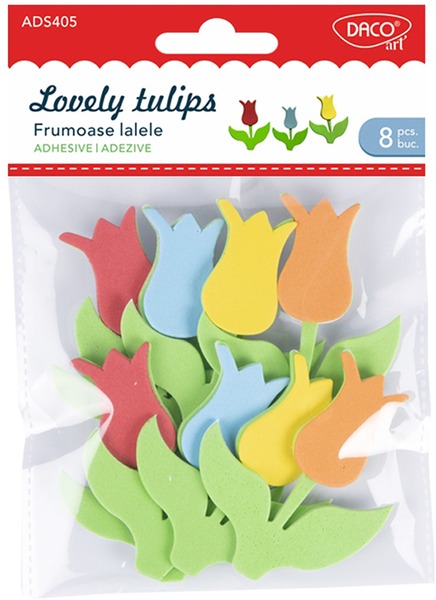 Dekorgumi forma, tulipán Daco "Lovely tulips"