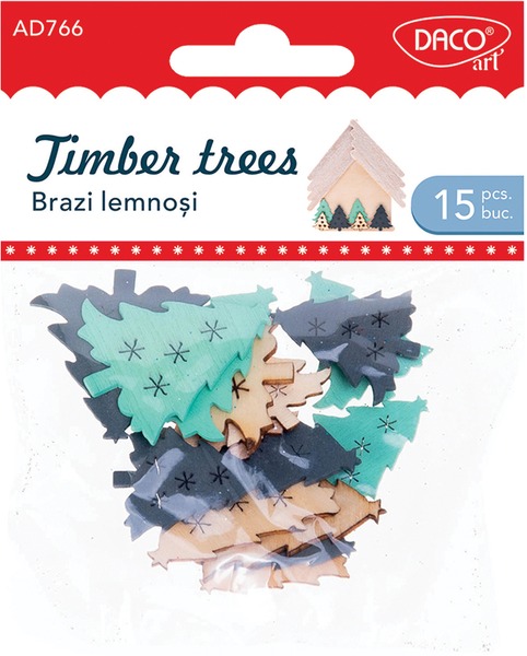 Fa dekoráció, fenyőfa Daco Timber Trees