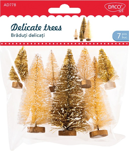 Fa dekoráció, fenyőfa Daco Delicate Trees