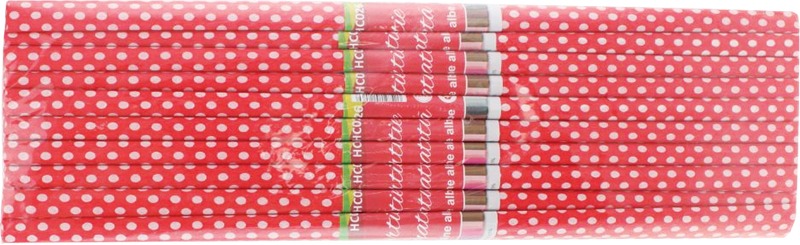 Krepp papír, pöttyös 50x200 cm 10 db/csomag Daco piros