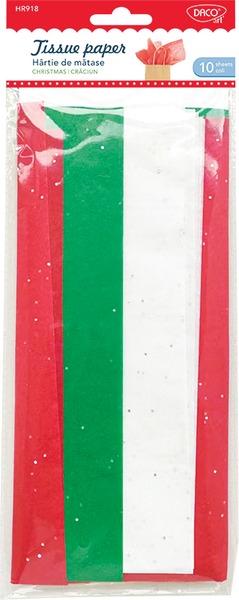 Selyempapír 50x50 cm 10 ív/csomag Daco vegyes színek