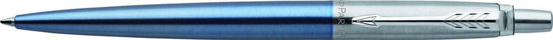 Golyóstoll 1 mm Waterloo kék, ezüst klip Parker "Royal Jotter"