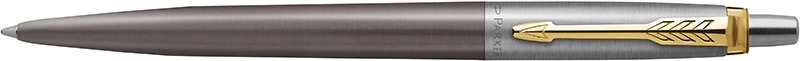 Golyóstoll 1 mm szürke, arany klip Parker "Royal Jotter" Grey