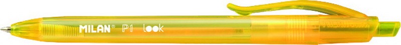 Golyóstoll 1 mm áttetsző sárga Milan P1 "Look" Colours
