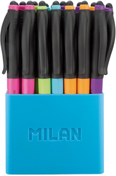 Golyóstoll 1 mm Milan P1 "Stylus" Colours kék