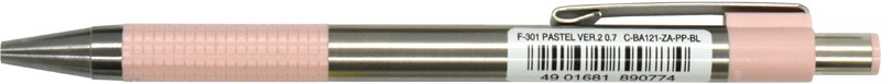 Golyóstoll 0,7 mm pasztell rózsa ZEBRA F-301