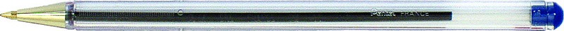 Golyóstoll 0,7 mm áttetsző test PENTEL "BK 77" kék