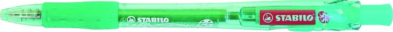 Golyóstoll 0,7 mm áttetsző test Stabilo "Marathon" zöld