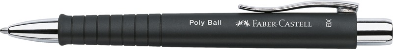 Golyóstoll 0,6 mm Faber-Castell "Poly Ball" fekete