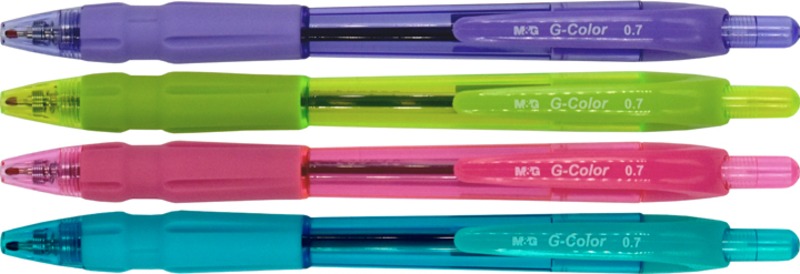 Golyóstoll 0,7 mm M&G "G-Color" kék