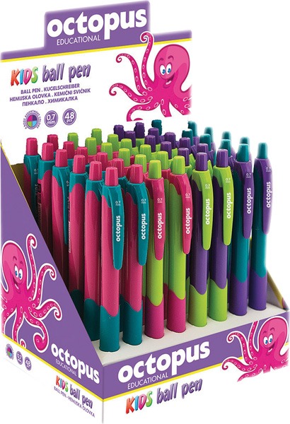 Golyóstoll 0,7 mm Octopus kék