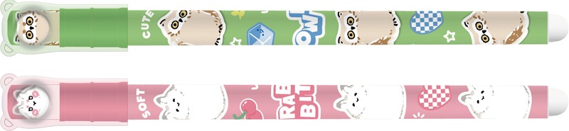 Rollertoll 0,7 mm t&ouml;r&ouml;lhető M&G "iErase" Soft Animals k&eacute;k