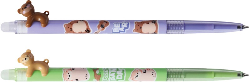 Rollertoll 0,4 mm t&ouml;r&ouml;lhető M&G "iErase" Soft Animals k&eacute;k