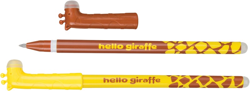 Rollertoll 0,5 mm t&ouml;r&ouml;lhető M&G "iErase" Hello Giraffe k&eacute;k