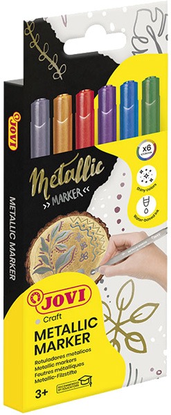 Filctoll készlet Jovi "Metallic" 6 szín