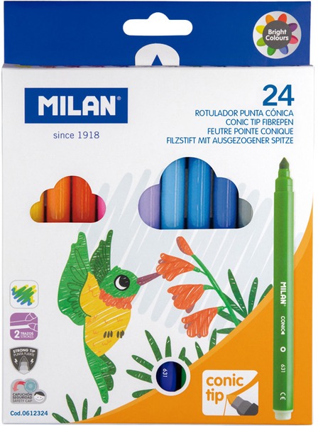 Filctoll készlet 5 mm Milan 631 24 szín