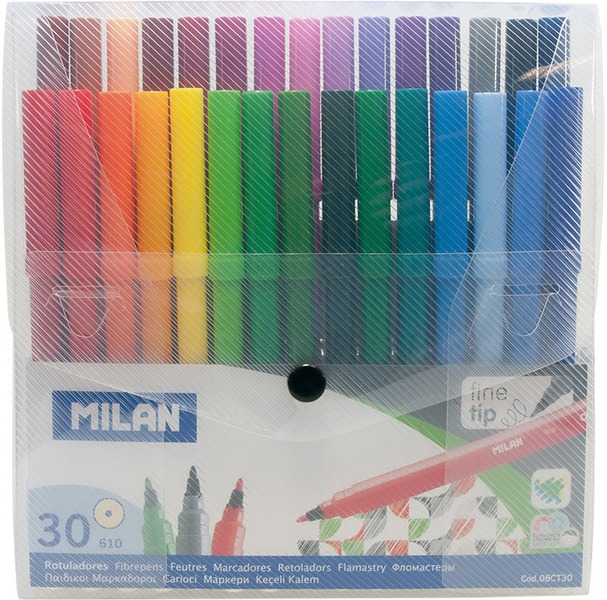 Filctoll készlet 2 mm Milan 610 30 szín