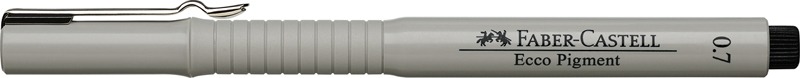 Tűfilc 0,7 mm Faber-Castell "Ecco Pigment" fekete