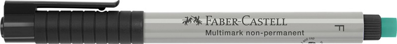 Vízbázisú marker, törölhető 0,6 mm Faber-Castell "Multimark" OHP F fekete