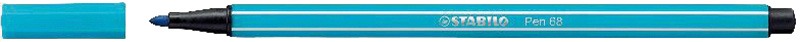Filctoll 1 mm STABILO Pen 68/57 azúrkék