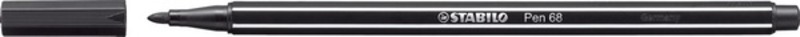 Filctoll 1 mm STABILO Pen 68/46 fekete