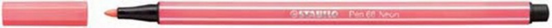 Filctoll 1 mm STABILO Pen 68/040 fluo piros