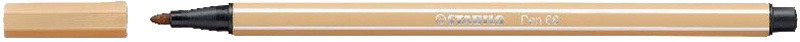 Filctoll 1 mm STABILO Pen 68/88 karamell