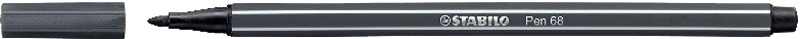 Filctoll 1 mm STABILO Pen 68/97 erős szürke