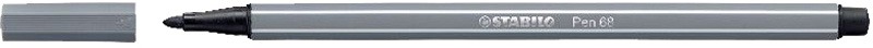 Filctoll 1 mm STABILO Pen 68/95 hideg szürke