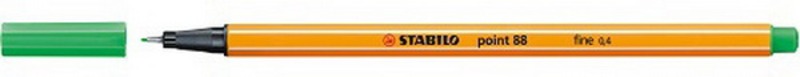 Tűfilc 0,4 mm STABILO Point 88/16 pasztell zöld