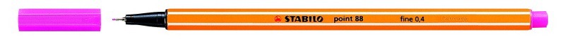 Tűfilc 0,4 mm STABILO Point 88/56 rózsaszín
