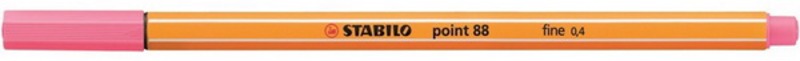 Tűfilc 0,4 mm STABILO Point 88/29 pasztell rózsa
