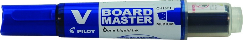 Táblamarker 2,2-5,2 mm vágott, utántölthető PILOT "V BOARD MASTER" BeGreen kék