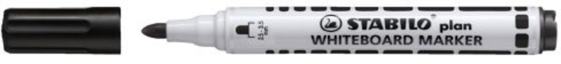 Táblamarker 1-4 mm gömb Stabilo "Plan" 41 fekete