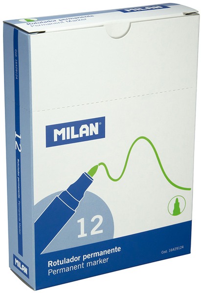 Alkoholos marker 5 mm gömb Milan zöld