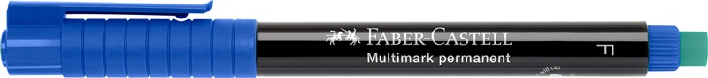 Alkoholos marker 0,6 mm Faber-Castell "Multimark" OHP F kék