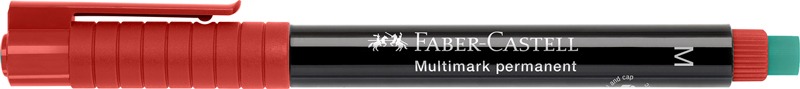 Alkoholos marker 1 mm Faber-Castell "Multimark" OHP M piros
