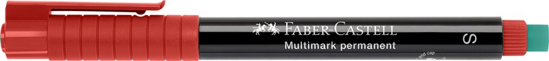 Alkoholos marker 0,4 mm Faber-Castell "Multimark" OHP S piros