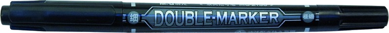 Alkoholos marker 0,8-2,8 mm kétvégű, gömb M&G "Double-Marker" fekete