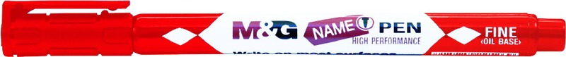 Alkoholos marker 1,5 mm gömb M&G "Name" piros