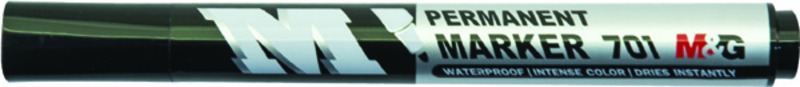 Alkoholos marker 3 mm gömb M&G "Marker" 701 fekete