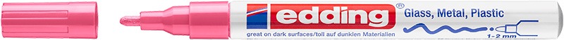 Lakkmarker 1-2 mm Edding 751 rózsaszín