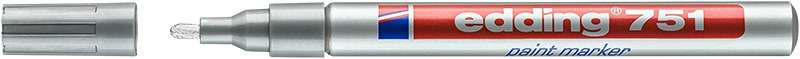 Lakkmarker 1-2 mm Edding 751 ezüst