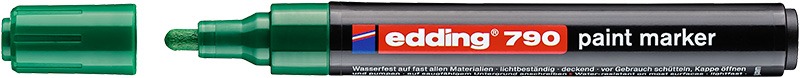 Lakkmarker 2-4 mm Edding 790 zöld