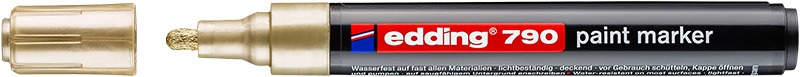 Lakkmarker 2-4 mm Edding 790 arany